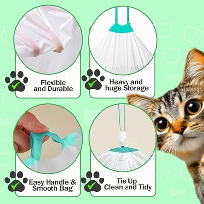 Extra Thick Replacement Litter Box Liners for Cumrige & Fumoi Box, 60 Bags - Image 6