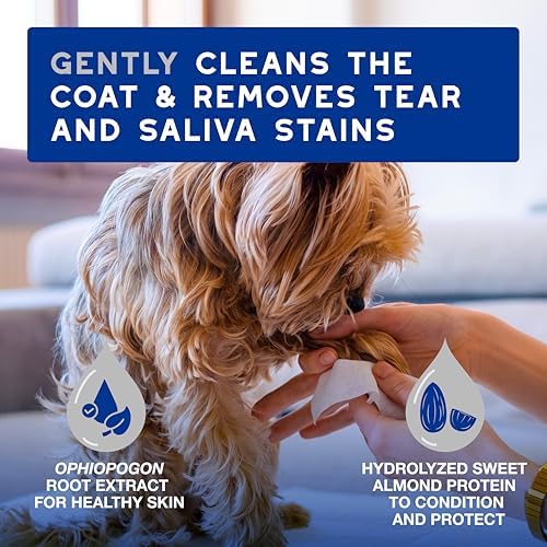 DOUXO SPA Dog Wipes for Paws, Butts, Tear Stains and Cleaning, 100 Wipes - Image 3