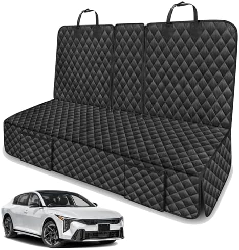 Dog Car Seat Cover for Back Seat for Kia K4 K5 GT 2027 2026 2025-2000 by Unknown
