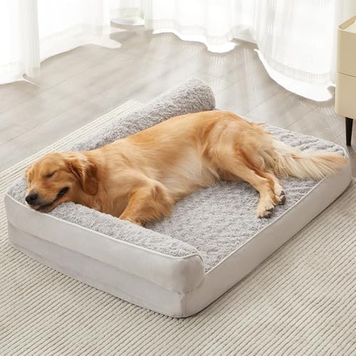 BFPETHOME Orthopedic Washable Dog Bed, Sleeping Couch for Large Senior Dogs by BFPETHOME