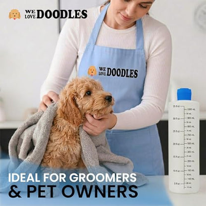 Dilution Bottle for Dog Shampoo, Conditioner & Solutions, 35 oz, 2 Pack - Image 3
