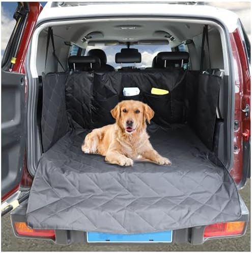 Cargo Liner for Dogs Compatible with Toyota FJ Cruiser 2007-2021, Pet Dog Trunk Cargo Liner, Waterproof Anti-Dirty Pet Cargo Cover Dog Seat Mat, with Bumper Flap Protector (Black) by Fgtagtal