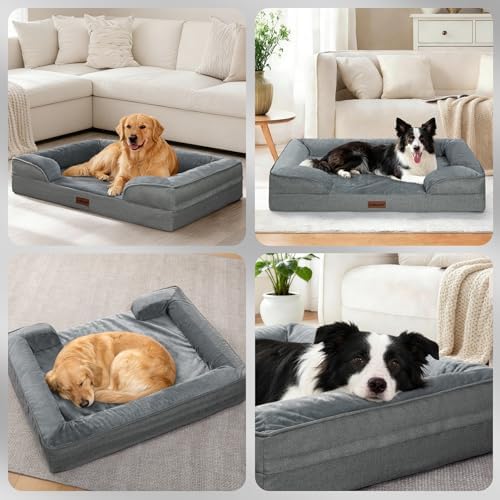 Dog Bed for Extra Large Dogs, 44-Inch Orthopedic XL Waterproof Pet Beds - Image 6