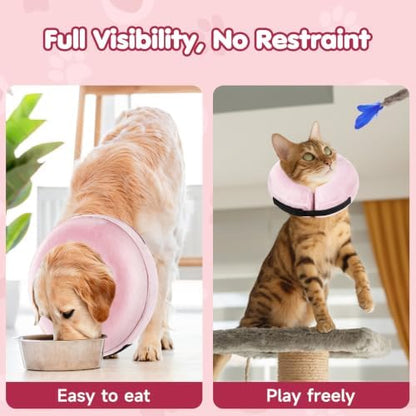 Grand Line Inflatable Dog Cone Collar, Soft Pet Recovery After Surgery (L) - Image 3