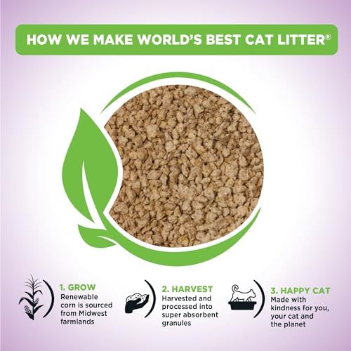 World's Best Cat Litter Lavender, Long-Lasting Odor Control, 15 lb Bag - Image 3