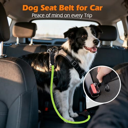 PetBonus Dog Seat Belt for Car, Durable Rope Dog Car Harness for Vehicle - Image 3