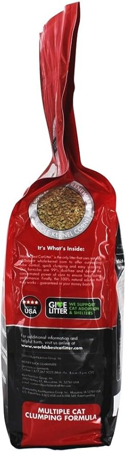World's Best Cat Litter, Multiple Cat Clumping Formula, 7 lbs.