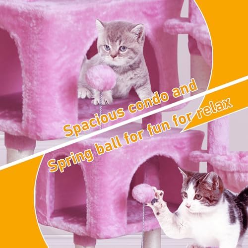 Cat Tree Cat Tower Condo Pet Activity Center Sisal Scratching Post - Image 4