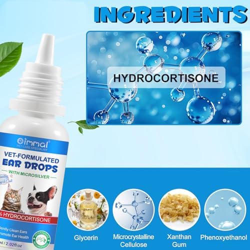Dog Ear Infection Treatment, Cat & Dog Ear Cleaner for Itchy Relief, Antiseptic,Waxing,Cleansing, Ear Mite Treatment for Dog Cats, Yeast Ears Infection Treatment for Dogs, 2.02fl.oz - Image 6