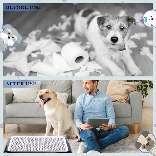 Mifoci 1 Pcs Dog Pee Pad Holder Potty Tray Portable Dog Litter Box Toilet Training for Small Medium Large Pet Puppy Indoor Outdoor - Image 5