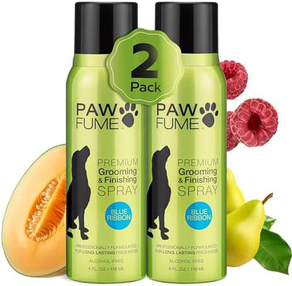 PAWFUME Dog Perfume Spray for Grooming, Blue Ribbon, 2-Pack by Pawfume