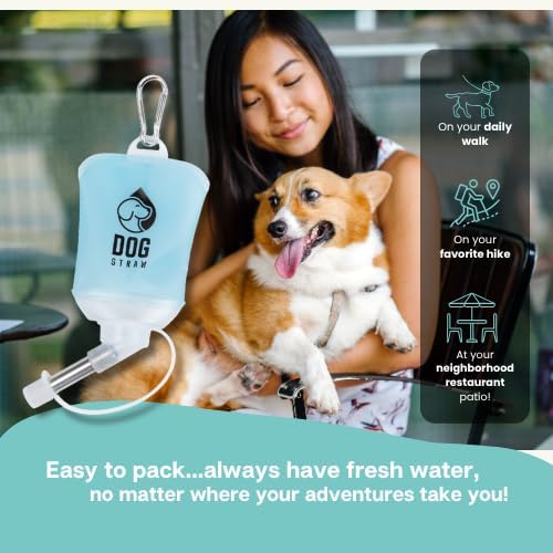 – The Ultimate Portable Water Solution for Dogs, 5oz Blue