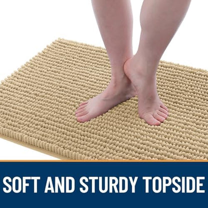OLANLY Dog Door Mat for Muddy Paws 44x32, Extra Absorbent Chenille Mud Mat - Image 3