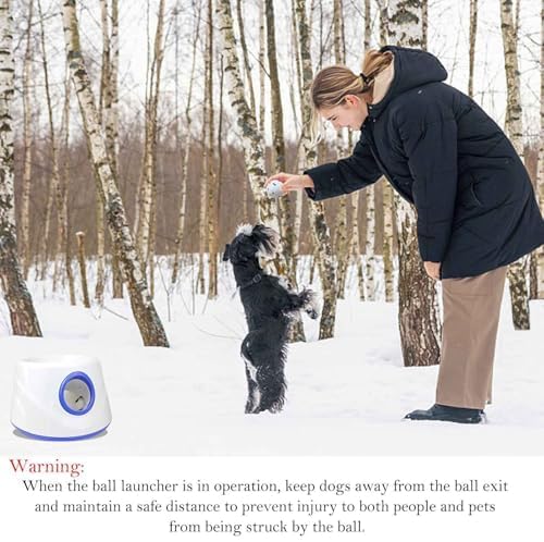 Automatic Dog Ball Launcher, with 6 2.3" ETPU Balls, for Small/Medium Dogs - Image 2