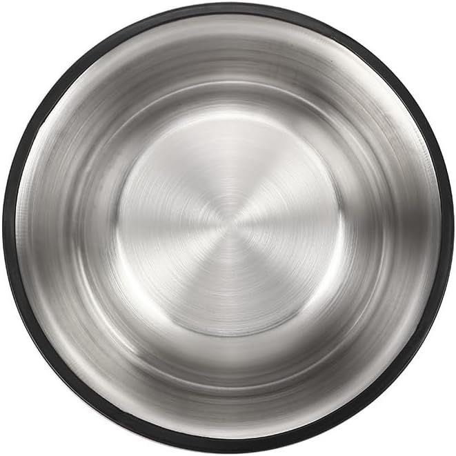 FAMILY'S BACKYARD Dog Bowls,Stainless Steel Dog and Cat Bowls, with a Diameter of 16CM at The Mouth and 22CM at The Bottom for Rust and Corrosion Prevention.