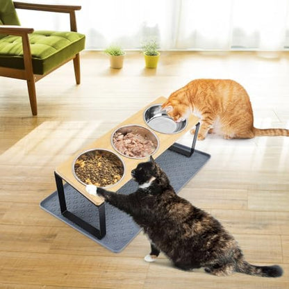 15° Tilted Elevated Cat Bowls, Anti-Vomiting for Indoor Cats Small Pets - Image 7