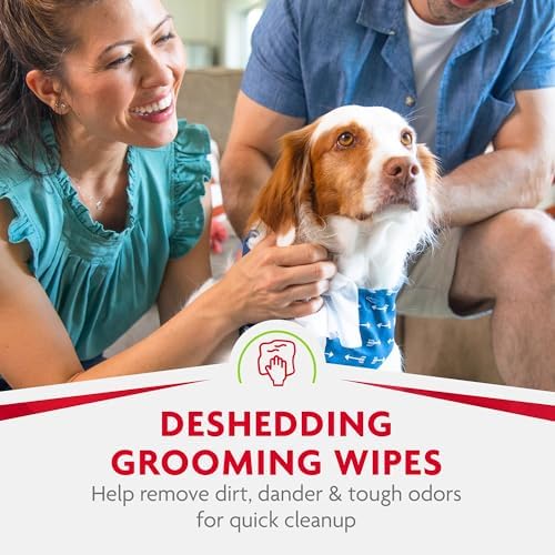 FURminator DeShedding Grooming Wipes for Dogs, 100 Count - Image 2