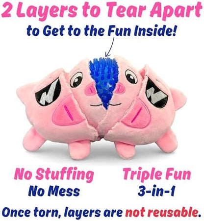 Dog Toy for Aggressive Chewers, Tough Squeaky Chew Ball, Large Breeds Gift - Image 2