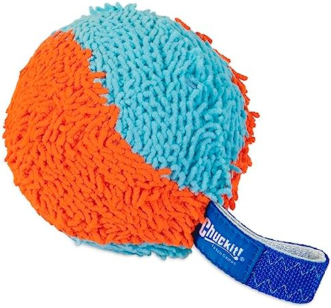 Chuckit! Indoor Fetch Shaker Dog Toy, 7.75in, Orange and Blue - Image 7