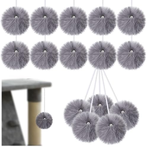 Simgoing Natural Rabbit Fur Cat Tree Ball Replacement Parts, Gray by Simgoing