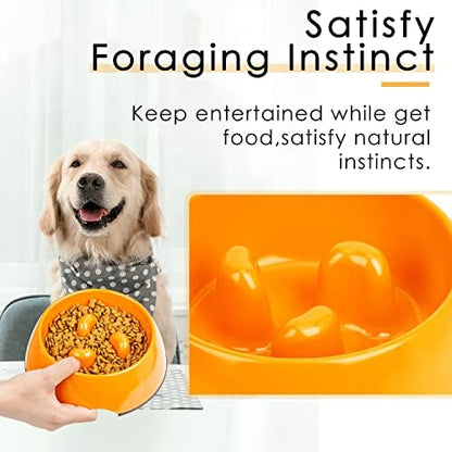Super Design Slow Feeder Dog Bowl, 3 Cup, Non-Slip, Heat-Resistant, Sturdy, Dishwasher Safe, Suitable for Large Dogs - Image 3