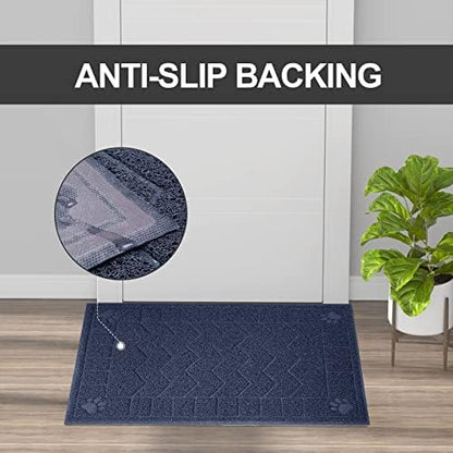 Cat Litter Box Mat, 47" x 35" Large Waterproof Litter Trapping Mat - Image 4