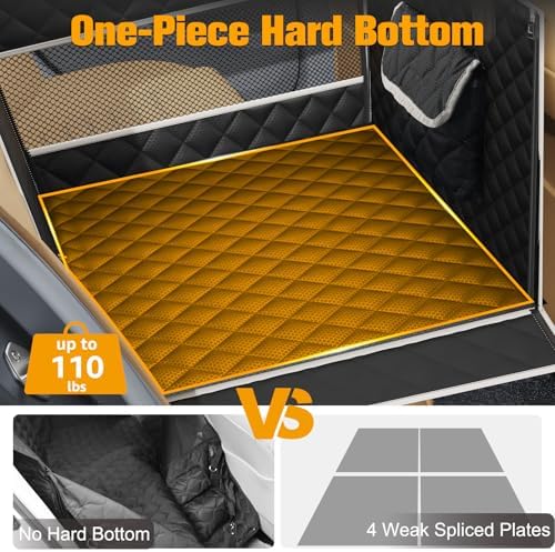 PETICON Large Dog Car Seat, Back Seat Extender for Pets with Hard Bottom - Image 2