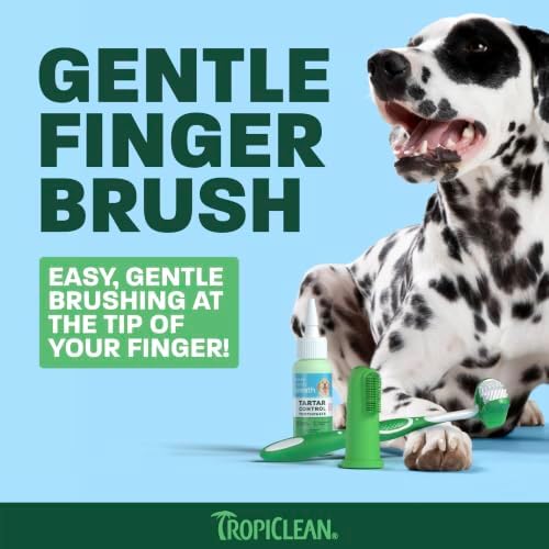 TropiClean Fresh Breath Puppy Tooth Brushing Kit, New Puppy Essentials - Image 4