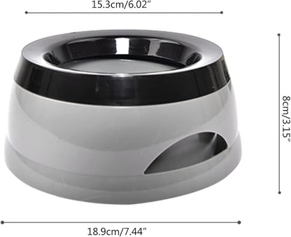 Dog Water Bowl,No-Spill Pet Water Bowl,Non Slip Bottom,750mL/25oz Slow Water Feeders,for Dogs,Cats