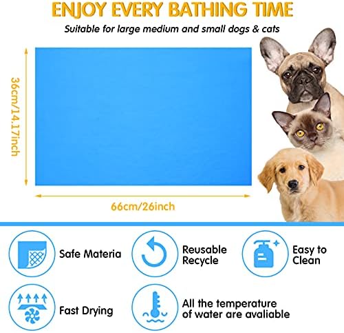 Tatuo 3 Pcs Pet Absorbent Dog Bath Towel for Drying Dogs 25.2 x 16.34 Inch - Image 2