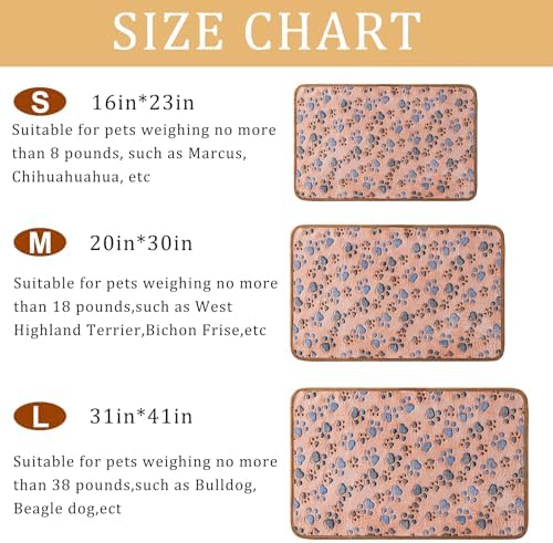 1 Pack 3 Blankets for Dog Puppy Cat (Medium 30x20'', Beige, Grey, Navy) - Image 3