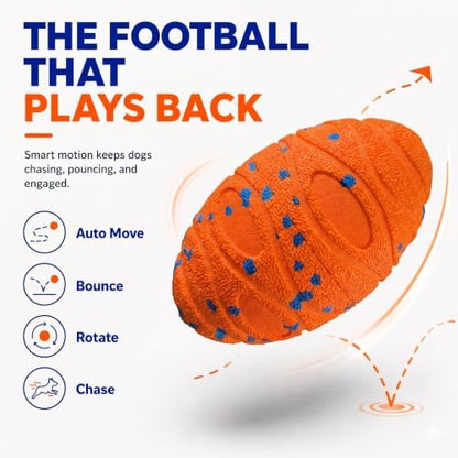Interactive Dog Ball for Medium & Large Dogs, E-TPU Football Toy - Image 2