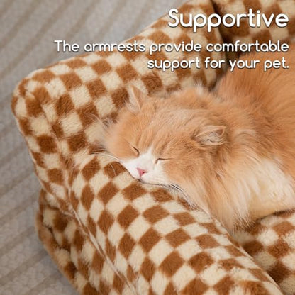 Hollypet Small Dog Large Cat Bed Puppy Couch Beds for Pets up to 25 lbs - Image 4