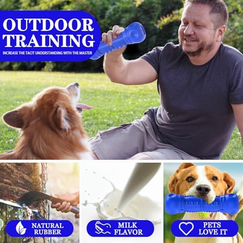 ZIKATON Dog Squeaky Toys for Aggressive Chewers, Durable Chew Toys for Large Medium Breed Dog, Tough Dogs Toys with Natural Rubber - Image 5