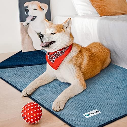 PetAmi Waterproof Dog Blanket, Leakproof Pet Blanket, Twin 60x80 Navy Blue - Image 5