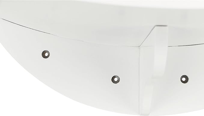 Trixie Lea Wall Mount Perch XXL, Cat Shelf with Soft Plush Cushion Bed, Ideal for Large Cats, 11 x 19-inches, White (44579)