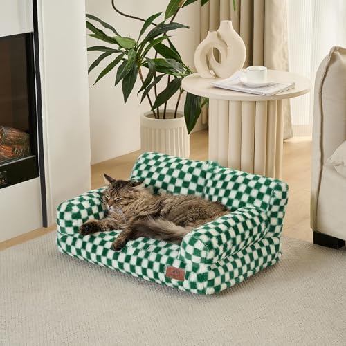 Hollypet Small Dog Large Cat Bed Puppy Couch Beds for Pets up to 25 lbs - Image 7