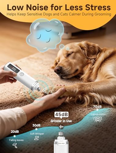 Dog Nail Grinder Whisper Quiet & Safe for Sensitive Dogs and Cats - Image 3