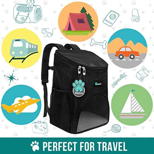 PetAmi Cat Backpack Carrier for Small Dogs and Large Cats, Airline Approved - Image 7