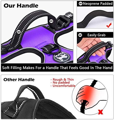 PoyPet No Pull Dog Harness Large with Front Clip & Neck Release Buckle - Image 5