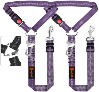 Laqibak Removable Dog Seat Belt Harness for Car, 3 in 1 Pet Seatbelt Leash by laqibakProductcollection