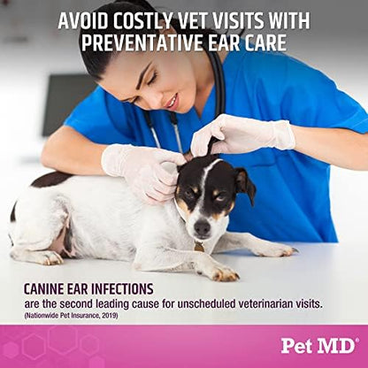 Pet MD Otic-Clean Ear Solution for Dogs & Cats - Pet Ear Cleaner - 1gal - Image 4