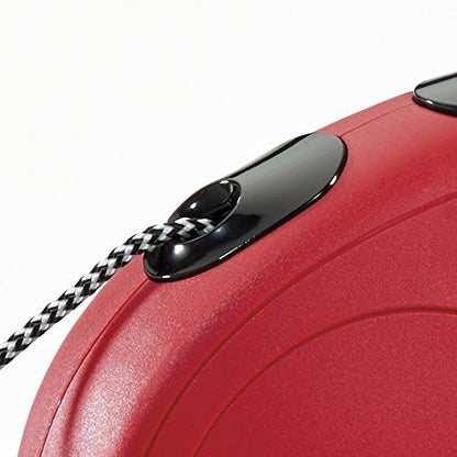 FLEXI New Classic Cord Retractable Dog Leash for Small Dogs up to 26 lbs. – 26 ft., Red | Tangle-Free Pet Walking Leash with One-Handed Brake, Pause, Lock | German Quality Product - Image 3