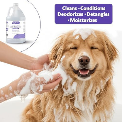 Dog Shampoo Conditioner - Lavender - (1 Gallon) Pet Shampoos for Dogs, Oatmeal Dog & Puppy Shampoo Sensitive Skin and Itchy Skin Relief, Bath Supplies for Dogs Wash, Moisturizing for Pets - Image 4