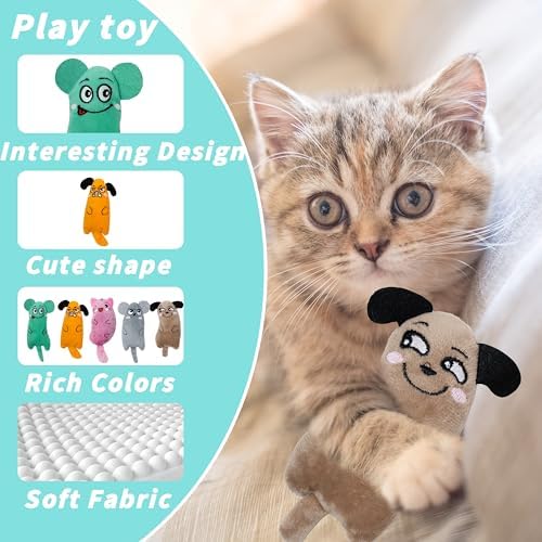 MMaiiu 5pcs Catnip Toys, Funny cat Toy, bite Resistant cat Toys - Image 4