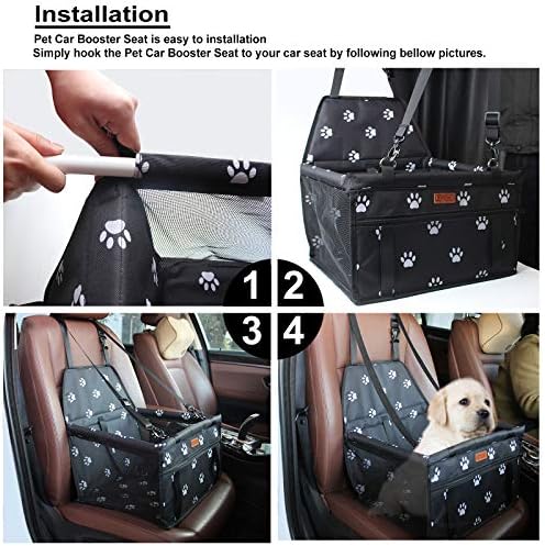 BYGD Portable Pet Dog Booster Seat for Small and Medium Pets - Image 4