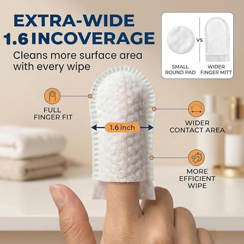 Dog Ear Finger Wipes, 150 Count, Alcohol-Free Ear Cleaner - Image 6
