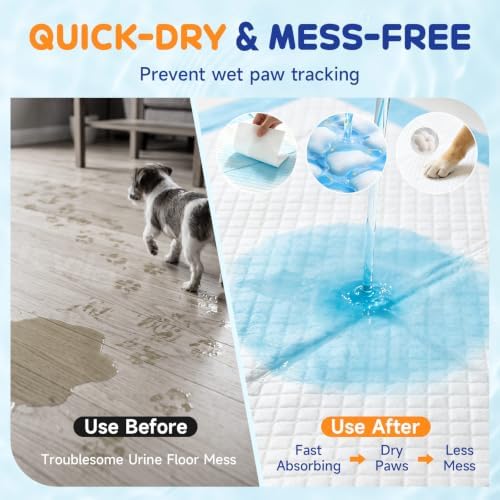 Extra Large Dog Pee Pads 100 Pack, Puppy Pads, Extra Absorbent, 34x28 in - Image 3