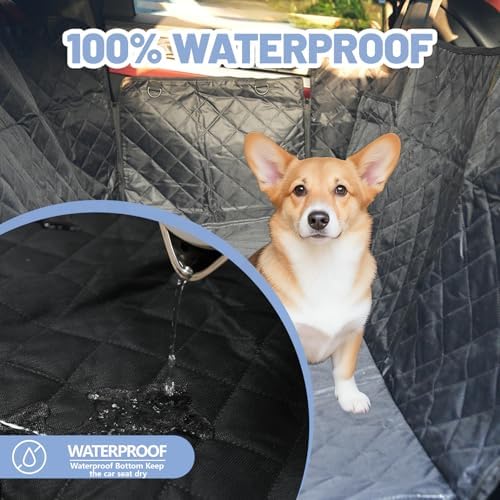 Dog Car Seat Cover for Pets Waterproof Seat Cover Hammock Scratch Proof - Image 4