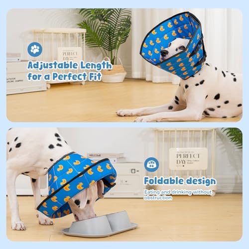 Avont Soft Dog Cone Drawstring, Snap-in, Waterproof, Anti-Lick, Foldable - Image 2